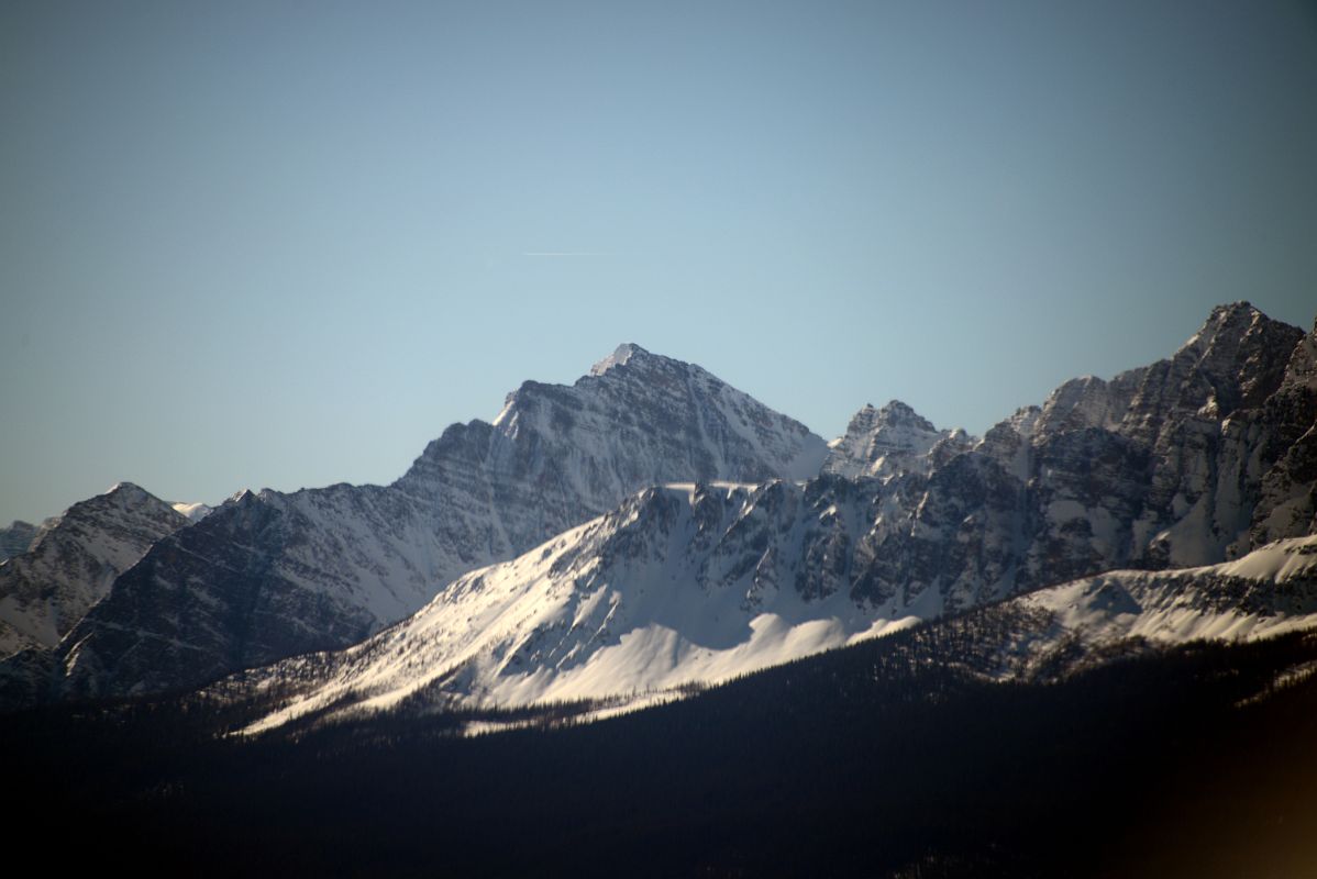 21B Mount Bell and Panorama Peak From Lake Louise Ski Area